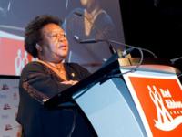Ms. Elizabeth Matake, Special Envoy of the UN Secretary-General for AIDS in Africa. Credit: UNAIDS/Anna Rauchenberge.