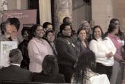 Women Alive staff at the City of Los Angeles World AIDS Day Event 2004.
